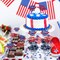 24Pcs Happy Independence Day Cupcake Toppers Happy 4th of July Cupcake Picks National Flag Patriotic Cupcake Decorations Star American Independence Day Theme Party Cake Decorations Supplies